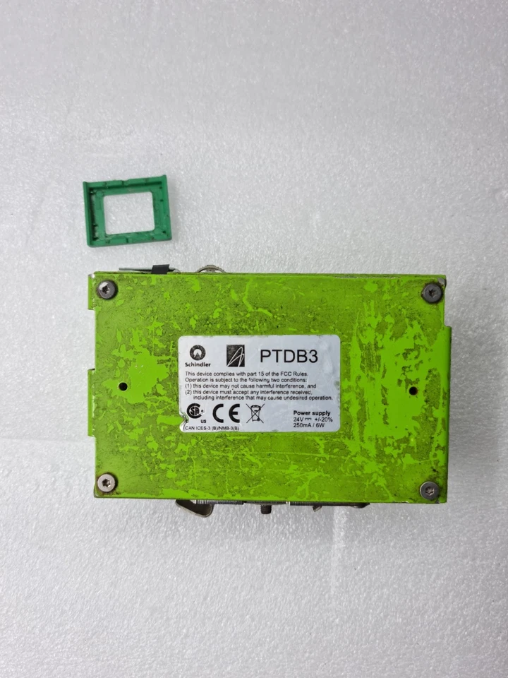 Schindler PTDB3 24VDC ELEVATOR CONTROL MODULE TESTED AS PHOTOS For Parts